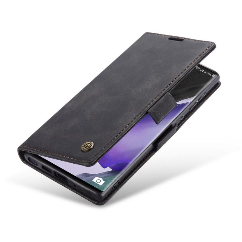 Folio Deksel Til Samsung Galaxy Note 20 Ultra Skinneffekt Golias