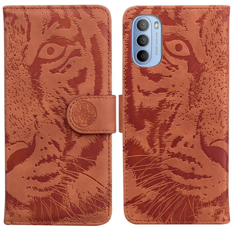 Etui Til Motorola Moto G31 / Moto G41 Preget Tiger