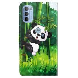 Folio Deksel Til Motorola Moto G31 / Moto G41 Perched Panda