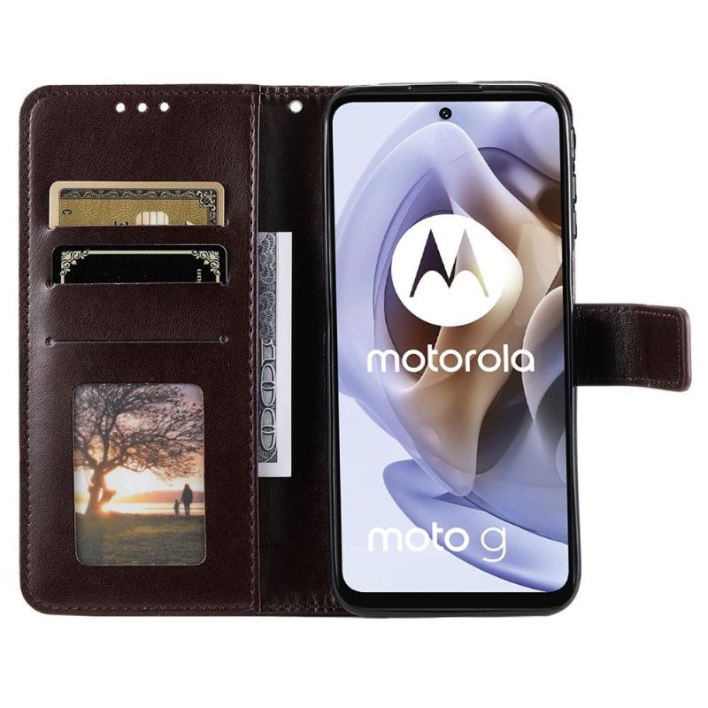 Folio Deksel Til Motorola Moto G31 / Moto G41 Sol Mandala