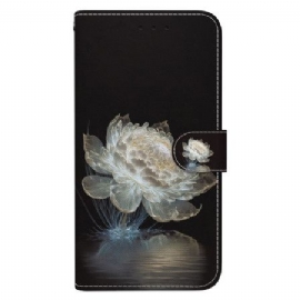 Folio Deksel Samsung Galaxy S24 Ultra 5g Krystallpion Med Stropp