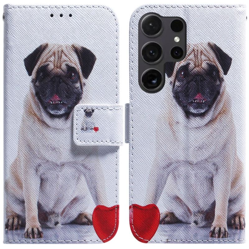 Folio Deksel Samsung Galaxy S24 Ultra 5g Mops Hund