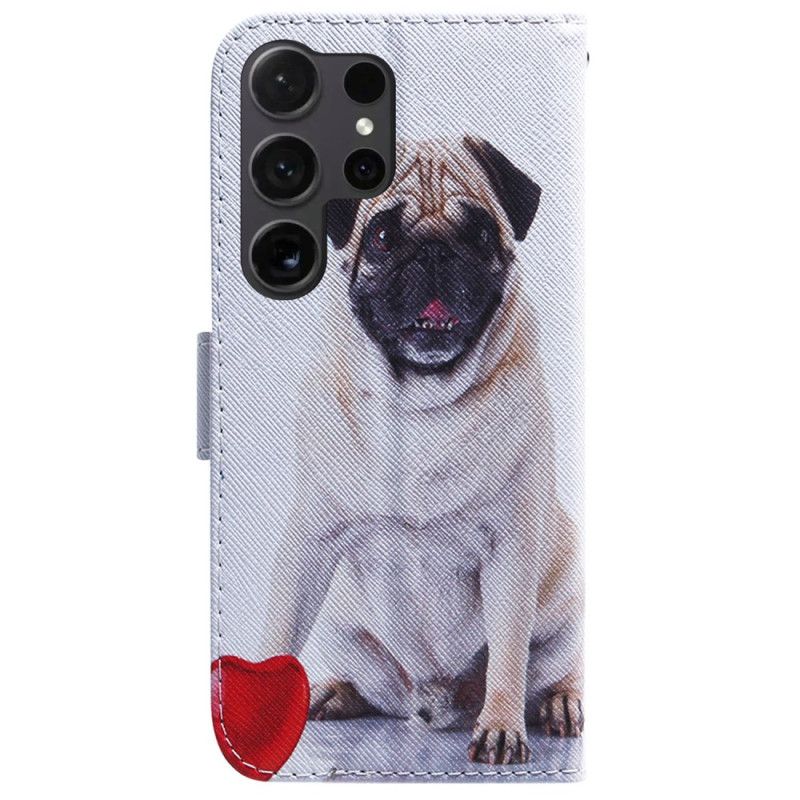 Folio Deksel Samsung Galaxy S24 Ultra 5g Mops Hund