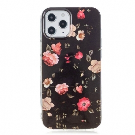 Deksel Til iPhone 12 Pro Max Lysende Blomster