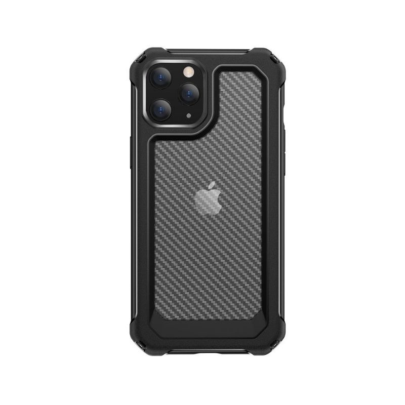 Deksel Til iPhone 12 Pro Max Originalitet Clear Carbon Fiber Style