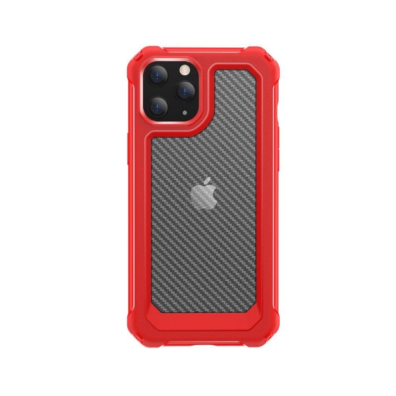 Deksel Til iPhone 12 Pro Max Originalitet Clear Carbon Fiber Style