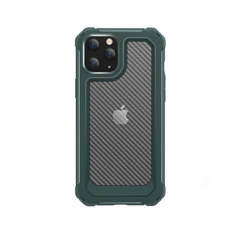 Deksel Til iPhone 12 Pro Max Originalitet Clear Carbon Fiber Style