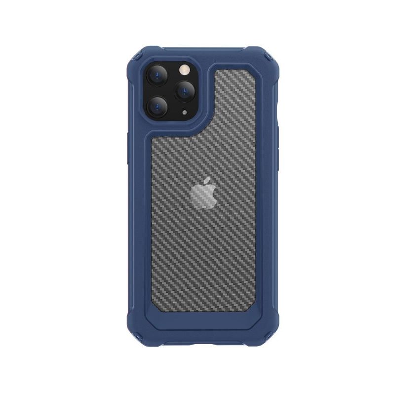 Deksel Til iPhone 12 Pro Max Originalitet Clear Carbon Fiber Style