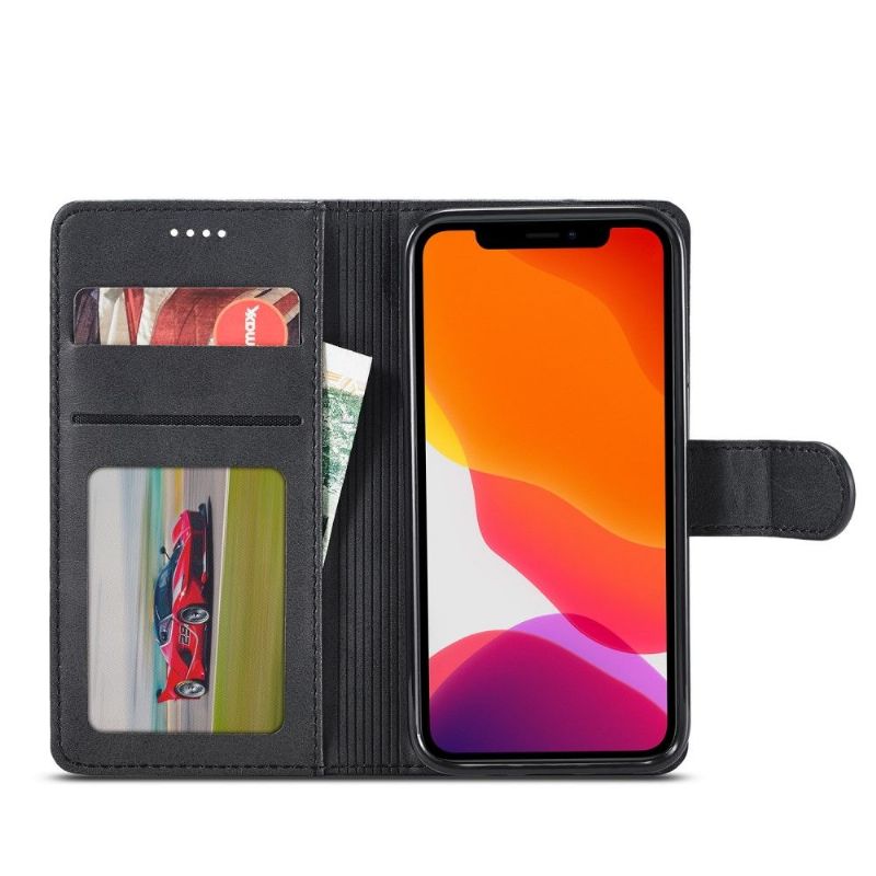 Etui Til iPhone 12 Pro Max Folio Deksel Skinneffekt Lc.imeeke