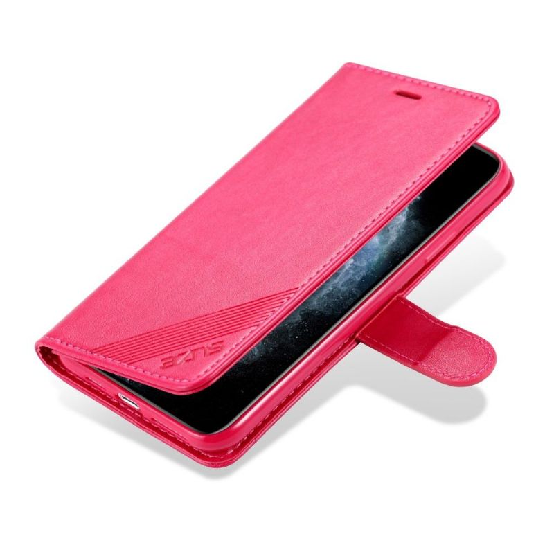 Folio Deksel Til iPhone 12 Pro Max Azns Retro Leather Effect