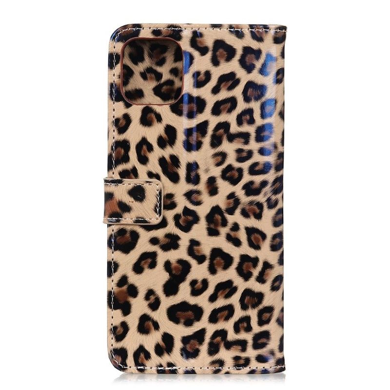 Folio Deksel Til iPhone 12 Pro Max Leopard