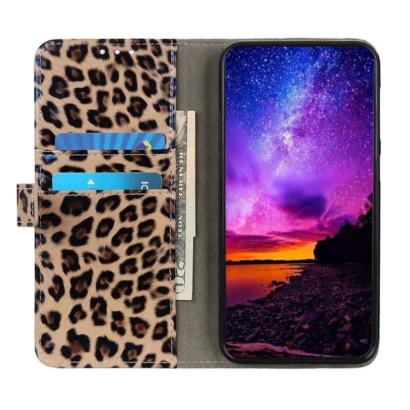 Folio Deksel Til iPhone 12 Pro Max Leopard