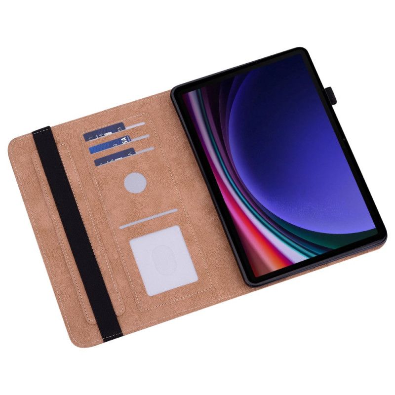 Folio Deksel Samsung Galaxy Tab S9 Fe Retro