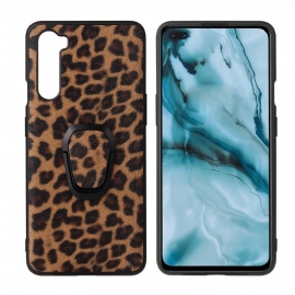 Deksel Til OnePlus Nord Leopardmønster Med Magnetisk Holder