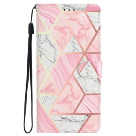 Etui Samsung Galaxy S24 Plus 5g Rosa Marmor