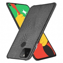 Deksel Til Google Pixel 4a 5G Originalitet Croc Skin Effekt