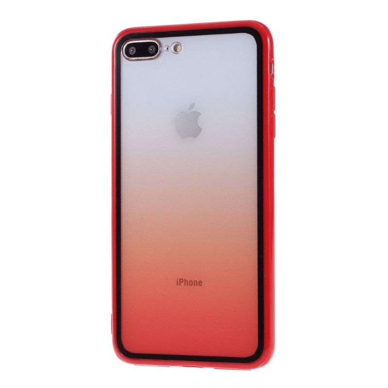 Deksel Til iPhone 8 Plus / 7 Plus Anti-fall Gjennomsiktig Gradient