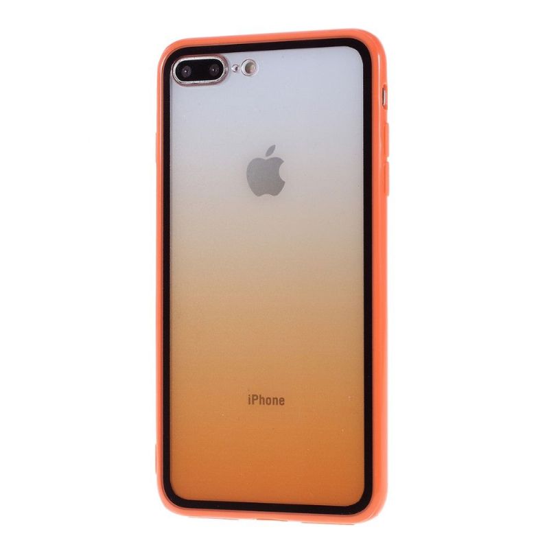 Deksel Til iPhone 8 Plus / 7 Plus Anti-fall Gjennomsiktig Gradient