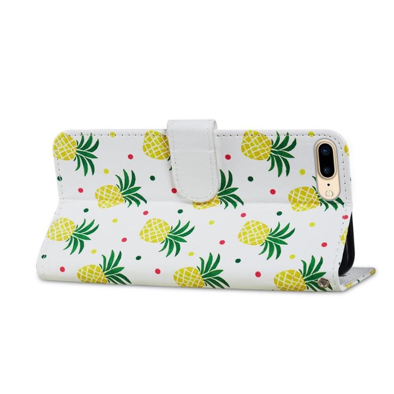 Lærdeksel Til iPhone 8 Plus / 7 Plus Ananas