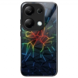 Deksel Xiaomi Redmi Note 13 Pro 4g Geometri Herdet Glass