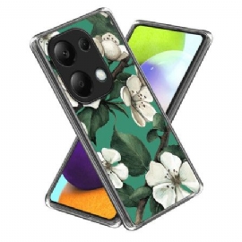 Deksel Xiaomi Redmi Note 13 Pro 4g Hvite Blomster Beskyttelse Deksel