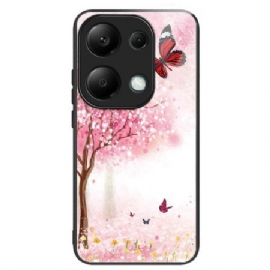 Deksel Xiaomi Redmi Note 13 Pro 4g Mobildeksel Kirsebærblomster Av Herdet Glass