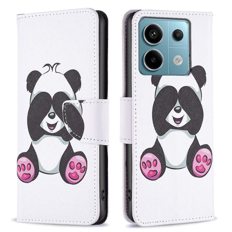 Folio Deksel Xiaomi Redmi Note 13 Pro 4g Pandamønster