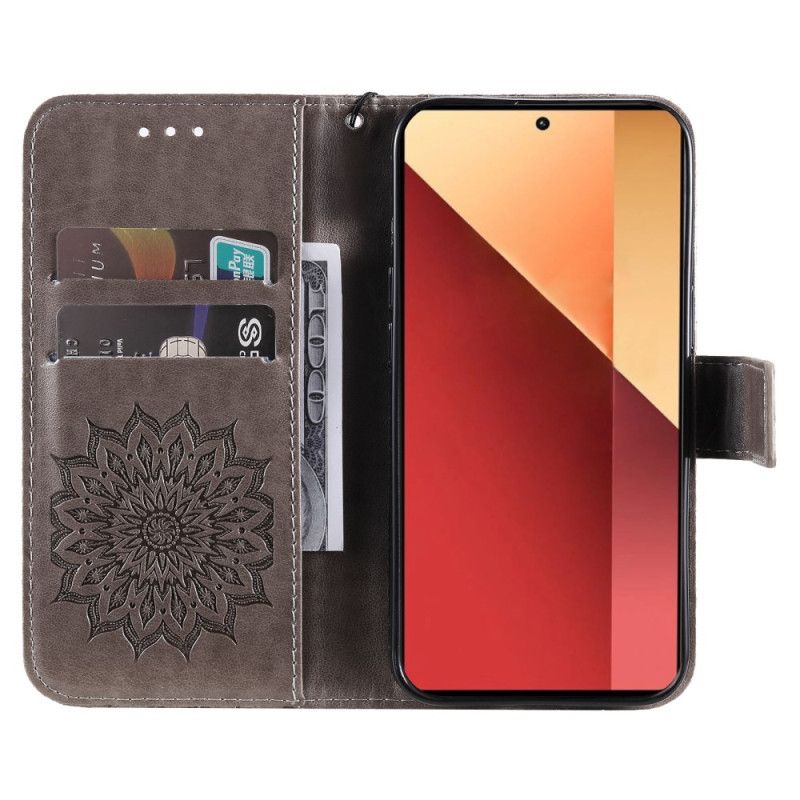 Lærdeksel Folio Deksel Xiaomi Redmi Note 13 Pro 4g Mobildeksel Superb Mandala