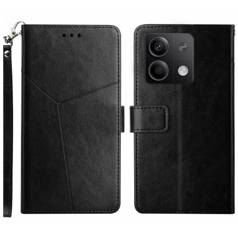 Lærdeksel Folio Deksel Xiaomi Redmi Note 13 Pro 4g Mobildeksel Y-remdesign