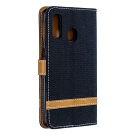 Case Til Samsung Galaxy A40 Stofftrekk Med Stropp