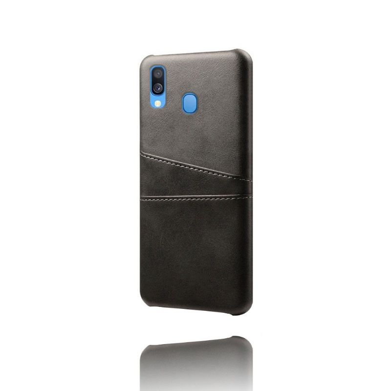 Deksel Til Samsung Galaxy A40 Melody Leather Effect Card Holder