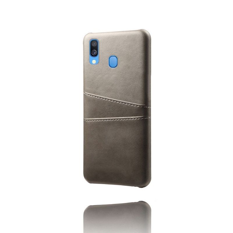 Deksel Til Samsung Galaxy A40 Melody Leather Effect Card Holder