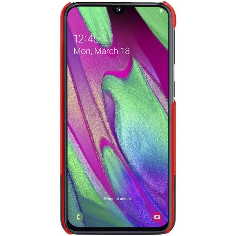 Deksel Til Samsung Galaxy A40 Originalitet Imak Bicolor Imitert Skinn