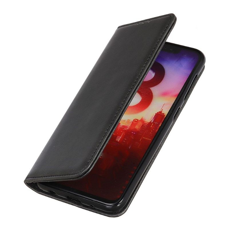 Etui Til Samsung Galaxy A40 Folio Deksel Skinnimitasjon