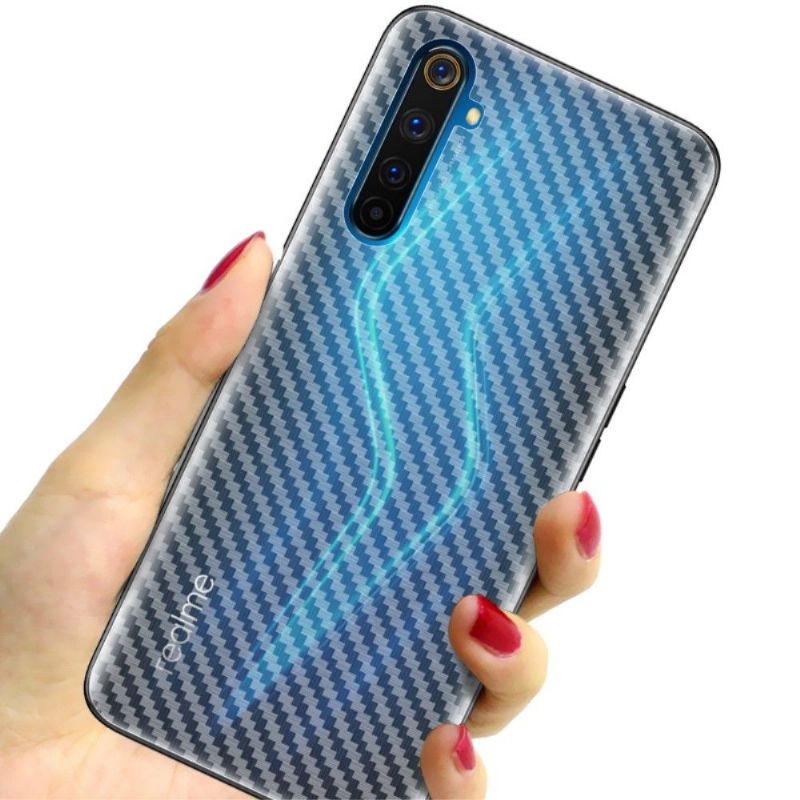 Carbon Bakre Films For Realme 6 Pro (2 Deler)