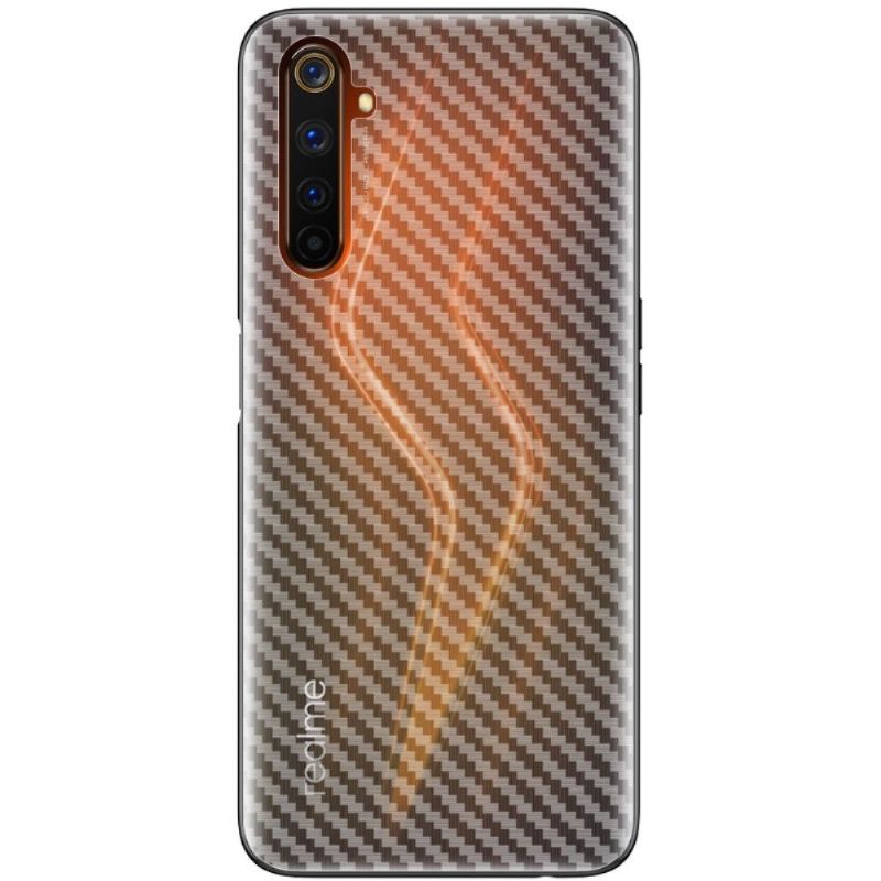 Carbon Bakre Films For Realme 6 Pro (2 Deler)