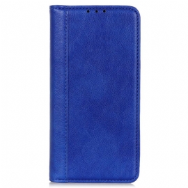 Folio Deksel Lær Oppo Reno 11 5g Mobildeksel Litchi Texture Split Leather