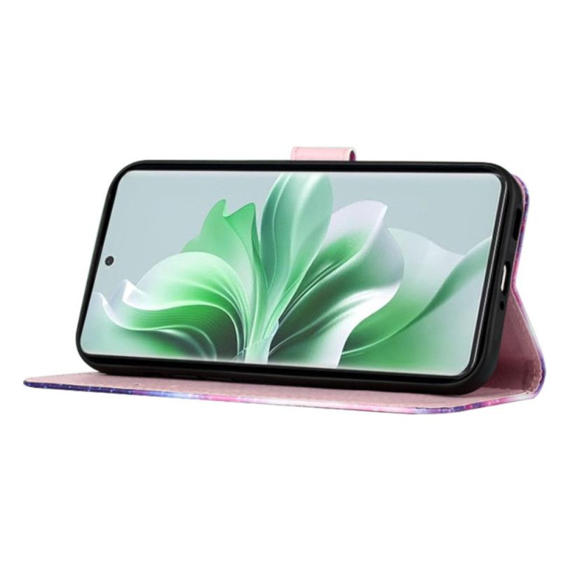 Folio Deksel Oppo Reno 11 5g Baby Panda Med Stropp