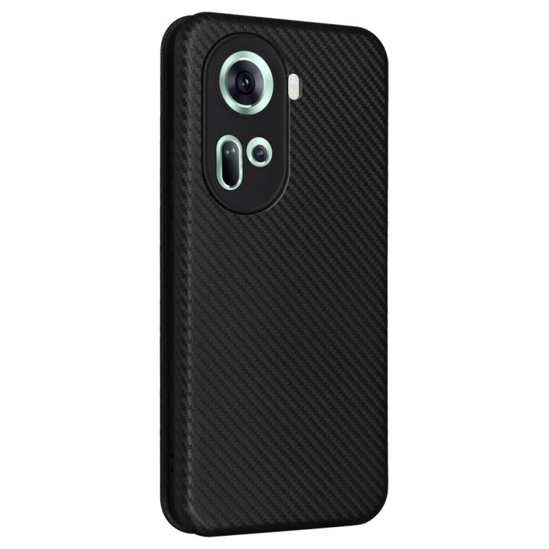 Folio Deksel Oppo Reno 11 5g Karbonfiber Beskyttelse Deksel