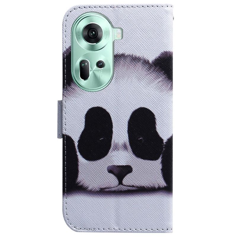 Folio Deksel Oppo Reno 11 5g Panda Beskyttelse Deksel