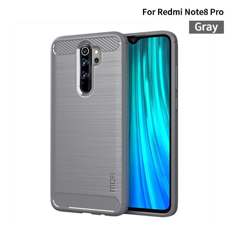 Deksel Til Xiaomi Redmi Note 8 Pro Mofi Børstet Effekt