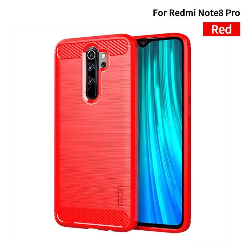 Deksel Til Xiaomi Redmi Note 8 Pro Mofi Børstet Effekt