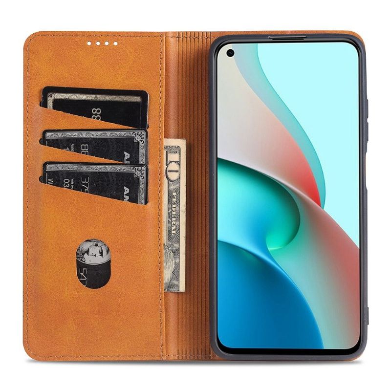 Etui Til Xiaomi Redmi Note 9T Folio Deksel Azns Kunstskinn