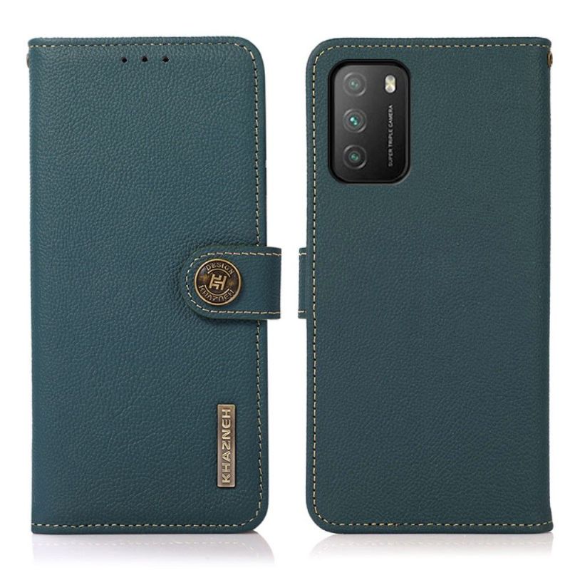 Folio Deksel Til Xiaomi Redmi Note 9T Khazneh Classic Leather