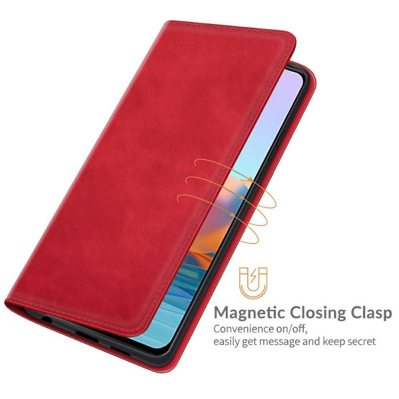 Case Til Xiaomi Redmi Note 10 Pro Stativ I Kunstskinn