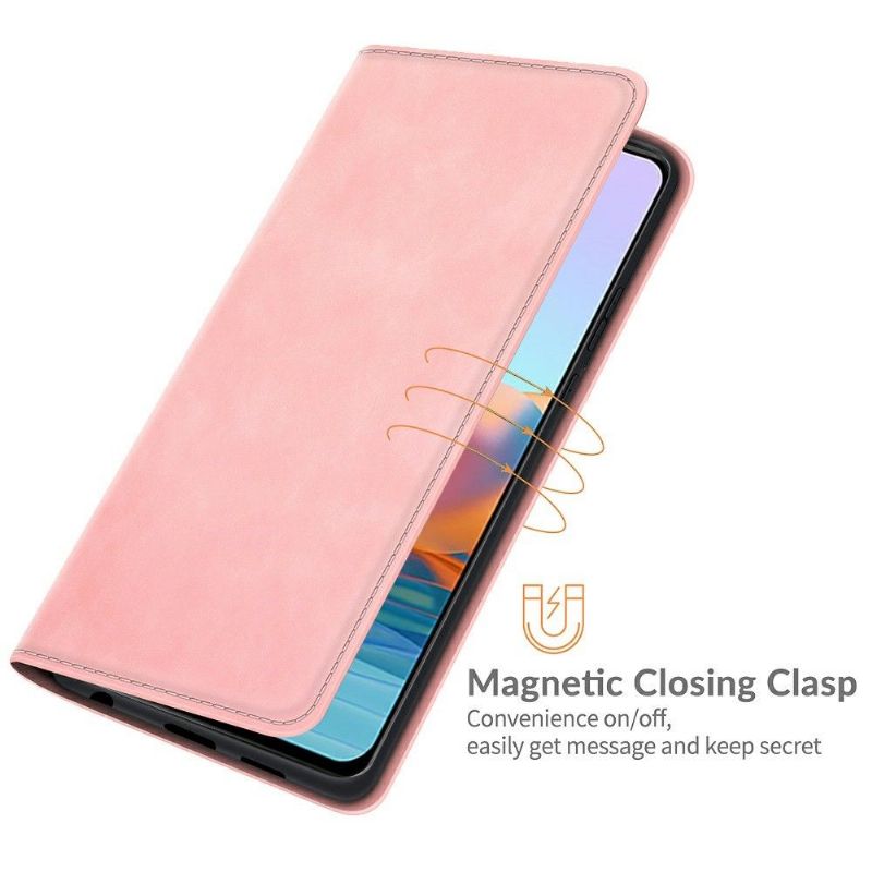 Case Til Xiaomi Redmi Note 10 Pro Stativ I Kunstskinn