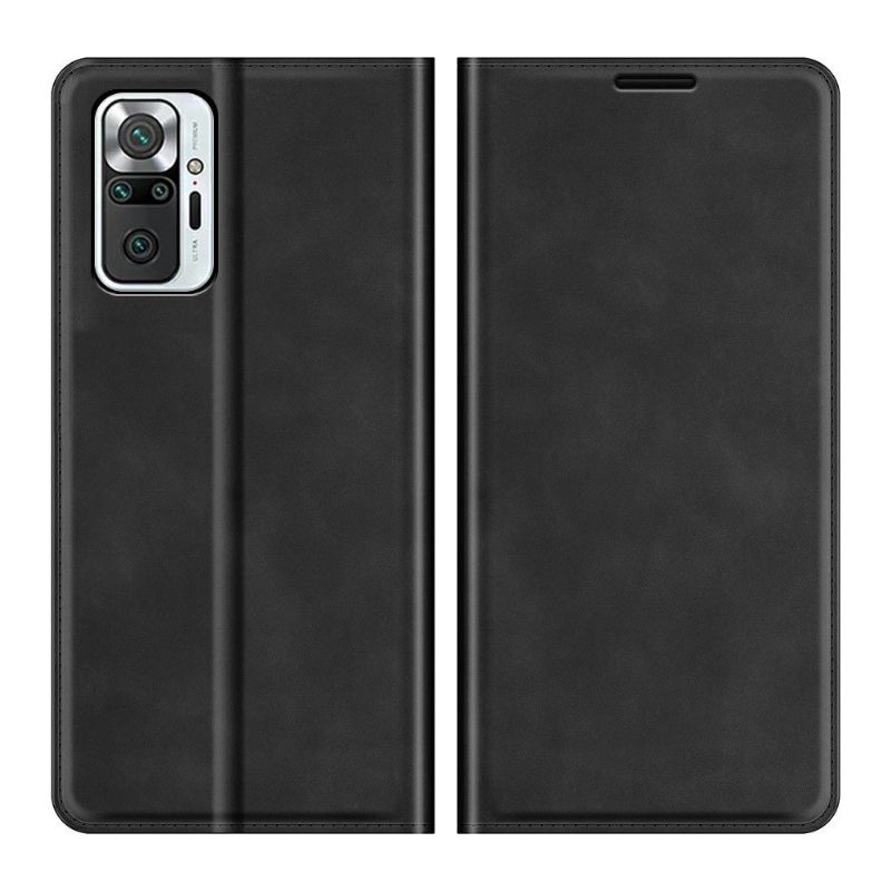 Case Til Xiaomi Redmi Note 10 Pro Stativ I Kunstskinn