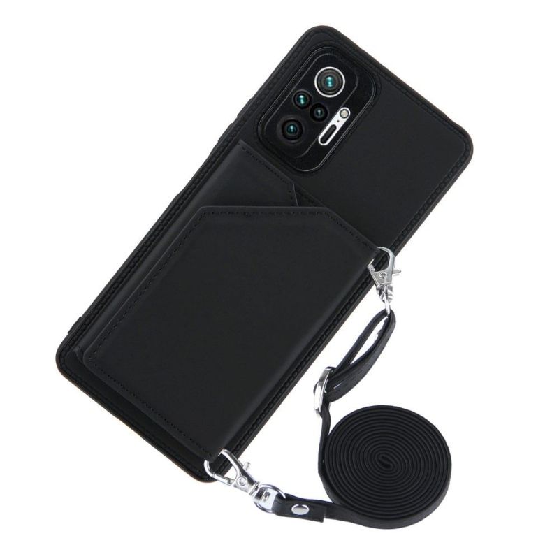 Deksel Til Xiaomi Redmi Note 10 Pro Anti-fall Aude Multi-compartment Lanyard