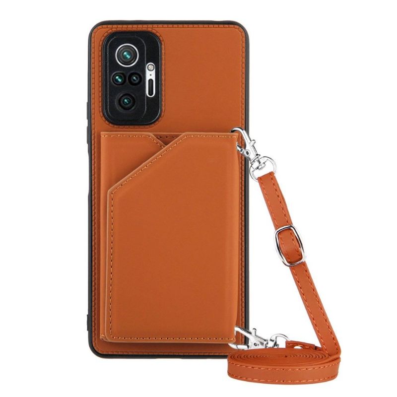 Deksel Til Xiaomi Redmi Note 10 Pro Anti-fall Aude Multi-compartment Lanyard