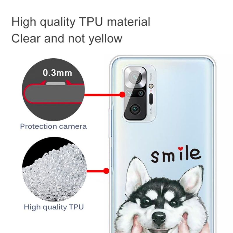 Deksel Til Xiaomi Redmi Note 10 Pro Anti-fall Smile Dog